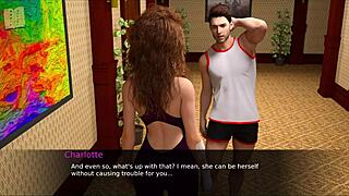 Hazel meets ex in wild nursing back to pleasure