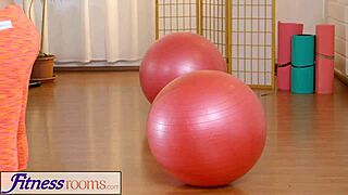 Wow! Milf and Students in Gym Fitness Room Have Wet Lesbian Interracial Threesome!