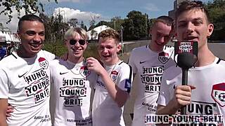 We found so many hot guys, met this scally guy, and he tried to teach us some Welsh banging