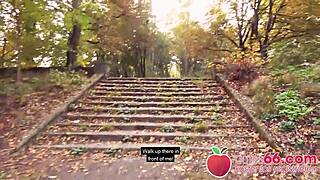 Ugly Short-Hair Milf Rubina Banged Hard Outdoors by Stranger on Dates66