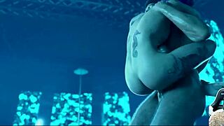 Tight pussy Judy club fucks dirty Aerith. Stuffing whore holes with Sue Storm deepthroat cream