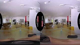 Pizza babe Monika delivers hot action in VR RealityLovers