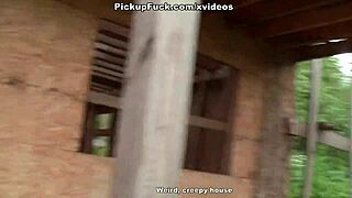 Is This Slim Girl Showing Tits And Ass For Cash In Public Pickup?