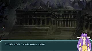 star chanel 34 early part 92 shows lara croft in cartoon adventure