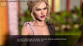 Hazel meets ex in wild nursing back to pleasure