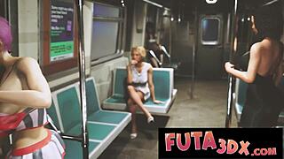 Futa3dx - got your ticket to ride this big dicked futa train with a hot redhead?