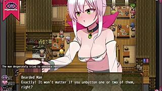 Is This Confused Witch Stripping In The Men's Bathroom From Ceres And The Contract Guild Hentai Game Part 3?