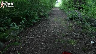 april maxima lost in forest, fucked by two big black cocks 😈