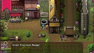 Is This Confused Witch Stripping In The Men's Bathroom From Ceres And The Contract Guild Hentai Game Part 3?