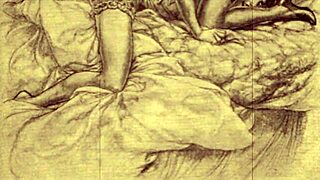 Vintage Erotic Illustration Showcases Classic Anime Hentai Style