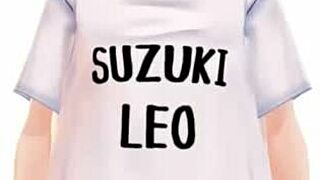 leo anime girl poses naked in gravure photoshoot