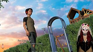 the golden boy ep 3 - gamer girl playing a game