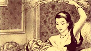 Vintage Erotic Illustration Showcases Classic Anime Hentai Style