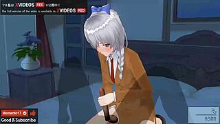 anime tessa gives handjob and cum support