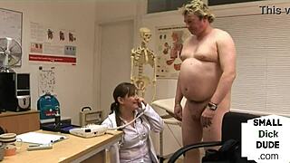 Smallcock Patient Jerked Off by Femdom Nurse Group in Humiliating Scene