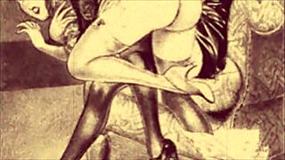 Vintage Erotic Illustration Showcases Classic Anime Hentai Style