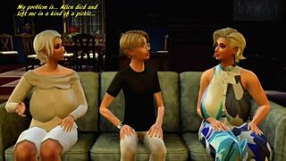 sims 4 pearl-porn unfolds a wild animated interracial adventure.