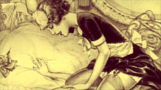 Vintage Erotic Illustration Showcases Classic Anime Hentai Style