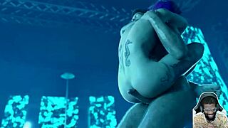 Tight pussy Judy club fucks dirty Aerith. Stuffing whore holes with Sue Storm deepthroat cream