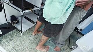 intense group fucking in closet with big cocks