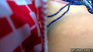 Bruna and friend fuck Arab tourist in Brazil.