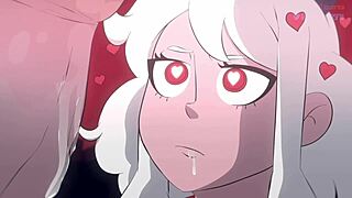 Modeus - Lustful Demon Helltaker Takes Massive Cock in Wild Action