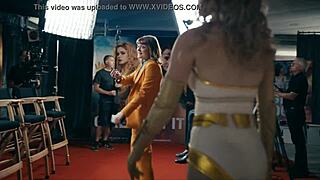 Petite blonde Erin Moriarty shows off her assets