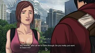 She got pregnant from the monster cock creampie in the game.