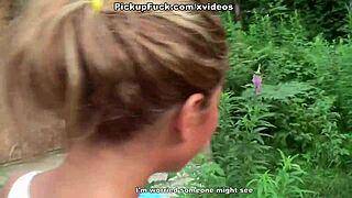 Is This Slim Girl Showing Tits And Ass For Cash In Public Pickup?