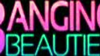 Banging beauties Monique Symone and Skyler Nicole sloppily suck ebony rods.