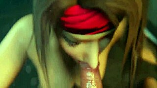 哇，看这个3D卡通Hentai，用怪物鸡巴在HMV Avalence Opiumud里！