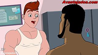 is the hetero endowed in gay porn?