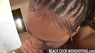 Slut Slave Gets Fucked by Black Stranger's Big Cock in BDSM Femdom