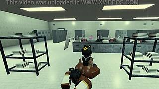 Hot Black Nun Gets Fucked in Roblox