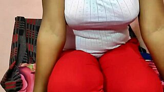 Slutty Indian stepsister plays with penis in Hindi roleplay.