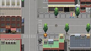 Velinho grabs neighbor's giant ass in hentai routine!