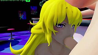 futa night at the bar in rwby