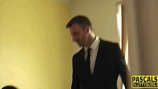 real amateur here, throating dick so hard, can't even speak right