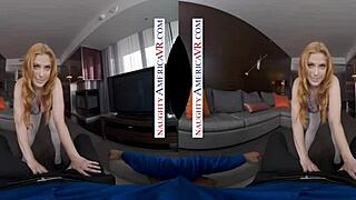 Naughty America features Penny Pax fucking you in virtual reality with her big tits and monster cock