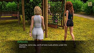 nursing back to pleasure with two hot teen 18+s on a walk