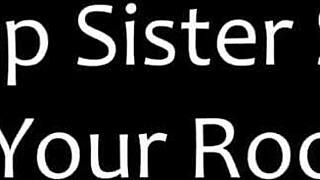 Big step sister Annabel Redd sneaks into teen room for family therapy