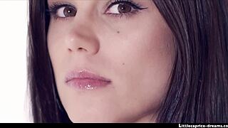 Apolonia and Little Caprice Explore First Sensual Lesbian Touch