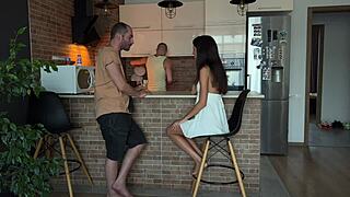 Naughty Wife Cheats with Friend's Juicy Blowjob