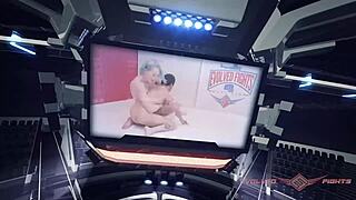 juliette march roughed up in intense wrestling fuck