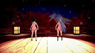 These Honkai Star Rail characters in hentai MMD are intense.