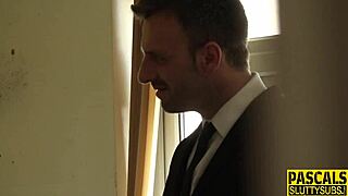 real amateur here, throating dick so hard, can't even speak right