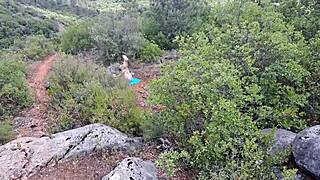 Chubby Dude Fucks Hot Latina Outdoors, But Can You Handle Her Curves?