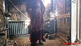 Red Saree Wife Outdoor Blowjob Official Video By Localsex31