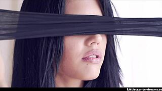 Apolonia and Little Caprice Explore First Sensual Lesbian Touch