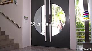 Busty Lovers Hear Milf Sheridan Love Orgasm During Titty Fuck